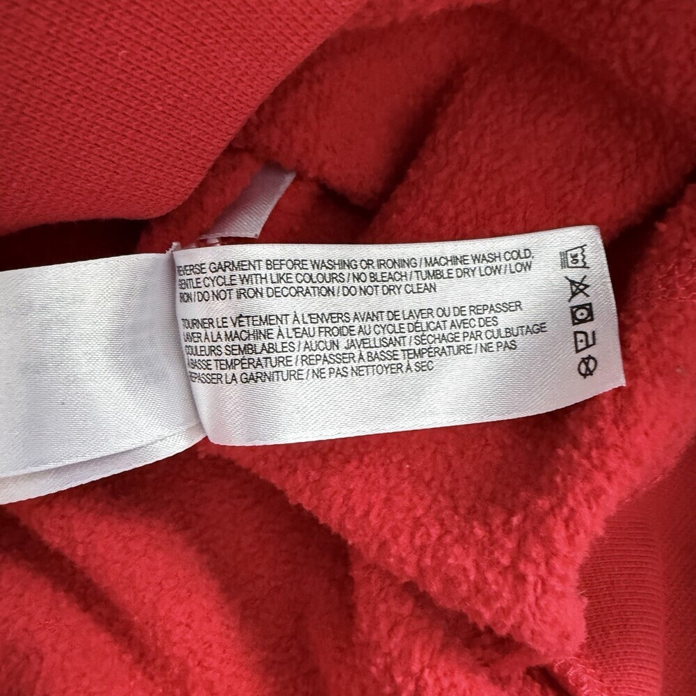 Roots Canada Hoodie Sweatshirt Unisex XXS Pullover Red EUC - Picture 8 of 11